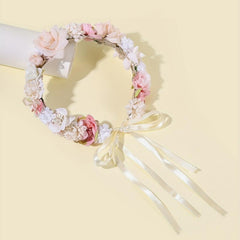 Boho Floral Headband Garland Crown Headdress