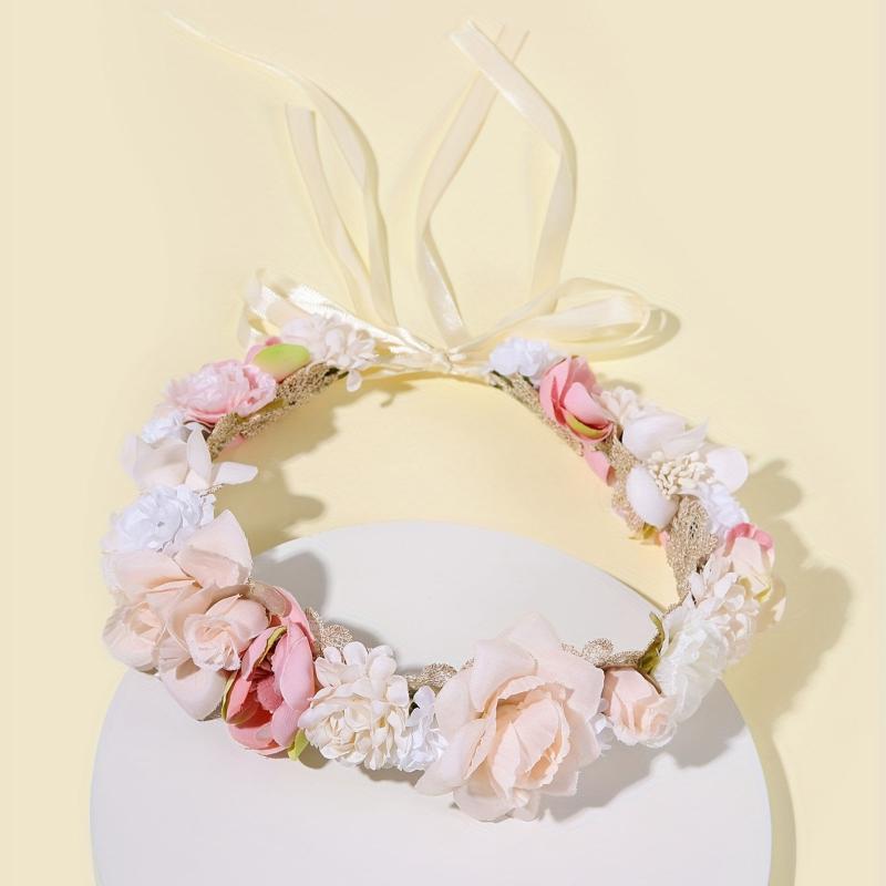 Boho Floral Headband Garland Crown Headdress