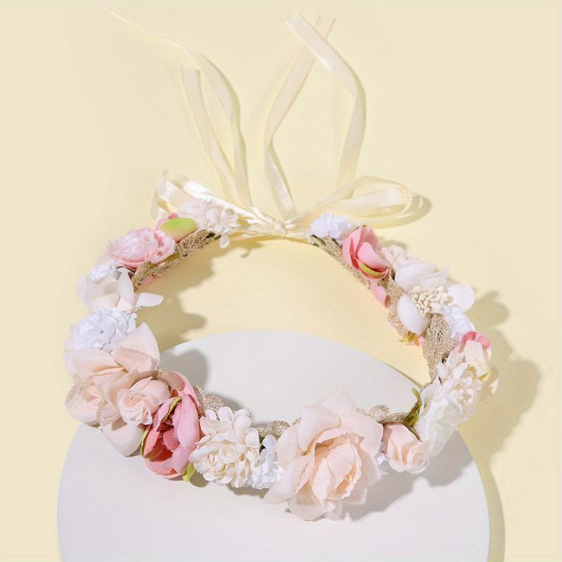 Boho Floral Headband Garland Crown Headdress