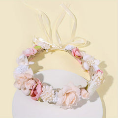 Boho Floral Headband Garland Crown Headdress