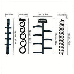 6 PCS Women Hair Braid Tool Weave Hair Braider Roller Styling DIY Accessories