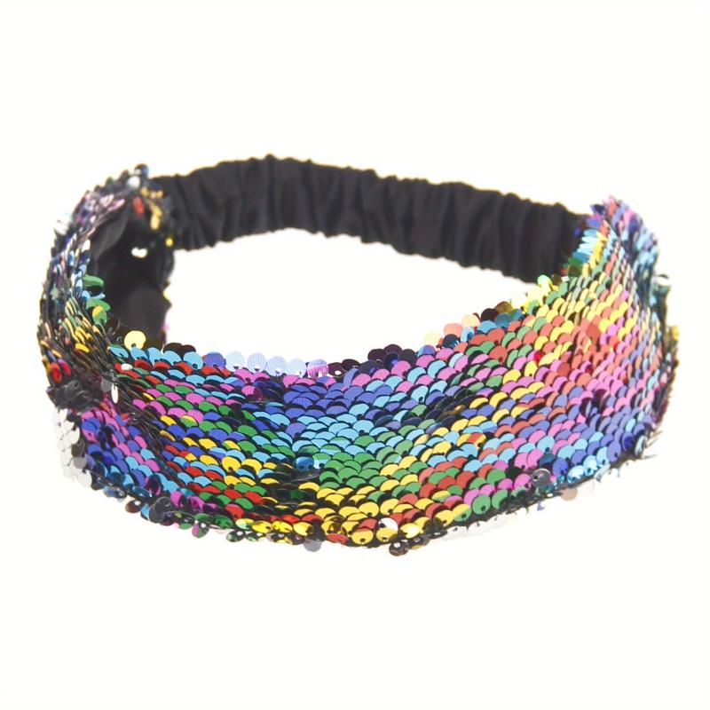 Mermaid Sequin Hair Band Hiphop Style Accessory