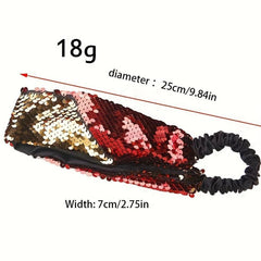 Mermaid Sequin Hair Band Hiphop Style Accessory