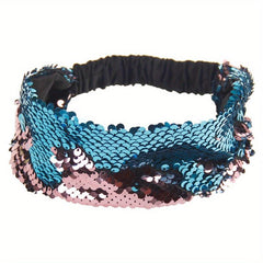 Mermaid Sequin Hair Band Hiphop Style Accessory