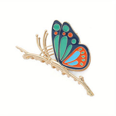 Butterfly Shape Alloy Hair Claw Ponytail Holder Hair Accessories