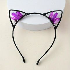 Cat Ears Quartz Hairband Headband Hair Accessories
