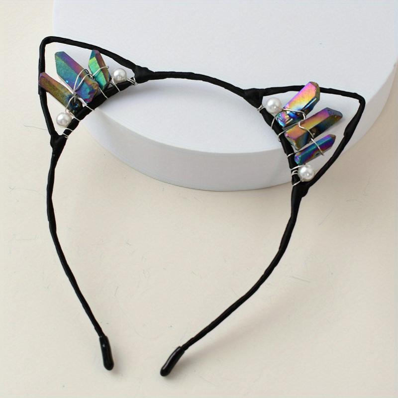 Cat Ears Quartz Hairband Headband Hair Accessories