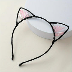 Cat Ears Quartz Hairband Headband Hair Accessories