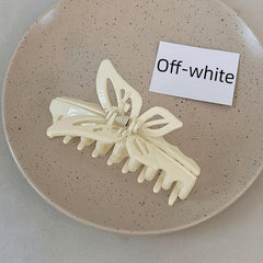 Butterfly Hair Claw Style Solid Back Head Shark Claw Hair Accessories