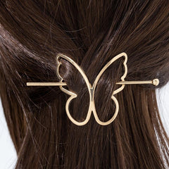 Butterfly Golden Hair Clip Women's Sweet Hair Accessories