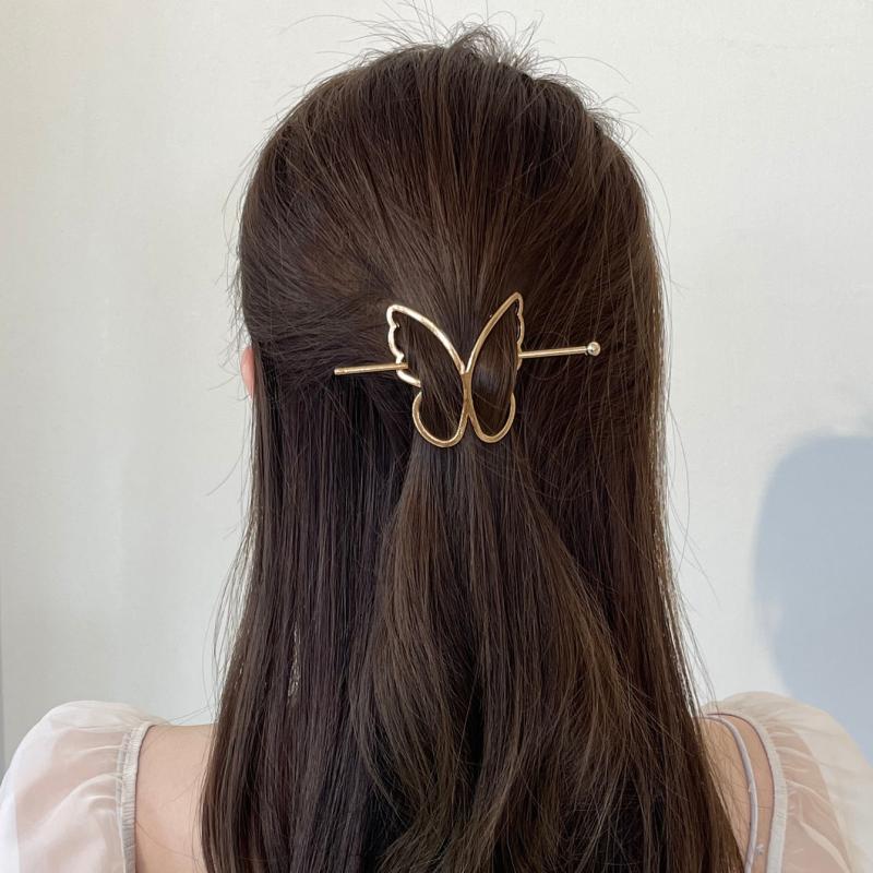 Butterfly Golden Hair Clip Women's Sweet Hair Accessories
