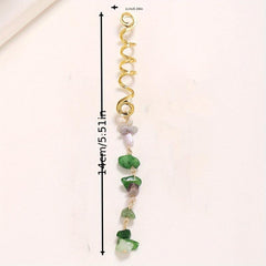 Metal Dreadlock Hair Clip Pendant Spiral Braid DIY Decoration