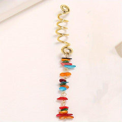 Metal Dreadlock Hair Clip Pendant Spiral Braid DIY Decoration