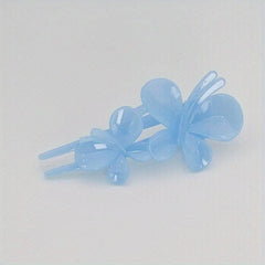 Acrylic Butterfly Hair Claw Solid Hair Clip Backe Head Clip