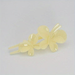 Acrylic Butterfly Hair Claw Solid Hair Clip Backe Head Clip