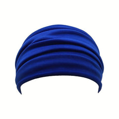 Pleated Hair Ornaments Non slip Elastic Headband Stretchy Yoga Sport