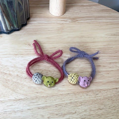 Bear Hair Tie Style Hair Ring Head Rope High Elasticity Hair Leather Band