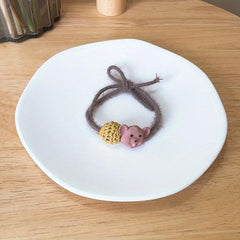 Bear Hair Tie Style Hair Ring Head Rope High Elasticity Hair Leather Band