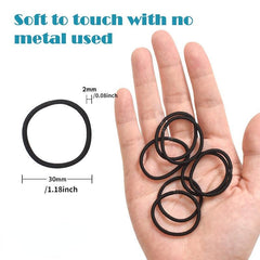 100 Elastic Hair Ties No Crease Hair Rope Hair Accessory