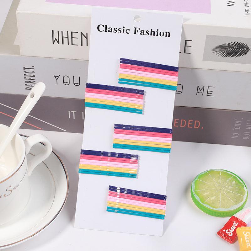 50 Pcs Word Clip Candy Bangs Hair Clip Headgear Girl Hair Accessories
