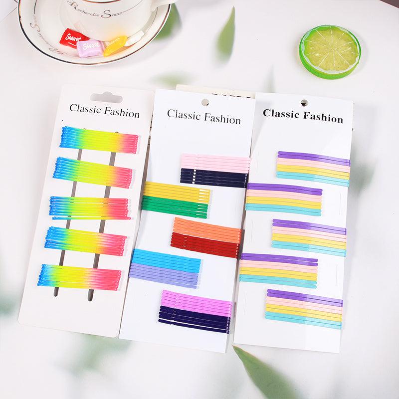 50 Pcs Word Clip Candy Bangs Hair Clip Headgear Girl Hair Accessories