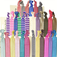 6pcs Ribbon Hair Tie No Crease Ponytail Holder Hair Accessories