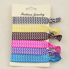 6pcs Ribbon Hair Tie No Crease Ponytail Holder Hair Accessories