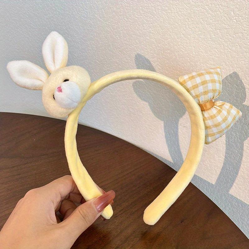 Cartoon Rabbit Headband Bowknot Hair Accessories for Girls