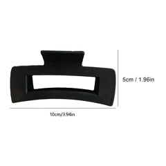 4pcs Square Hair Claw Clips for Thick Hair, Matte Finish Non-slip Accessories