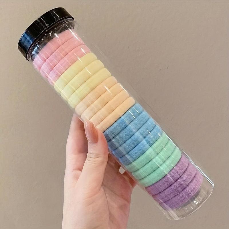 20pcs High Elasticity Hair Tie Ponytail Holder Hair Accessories For Women Girls
