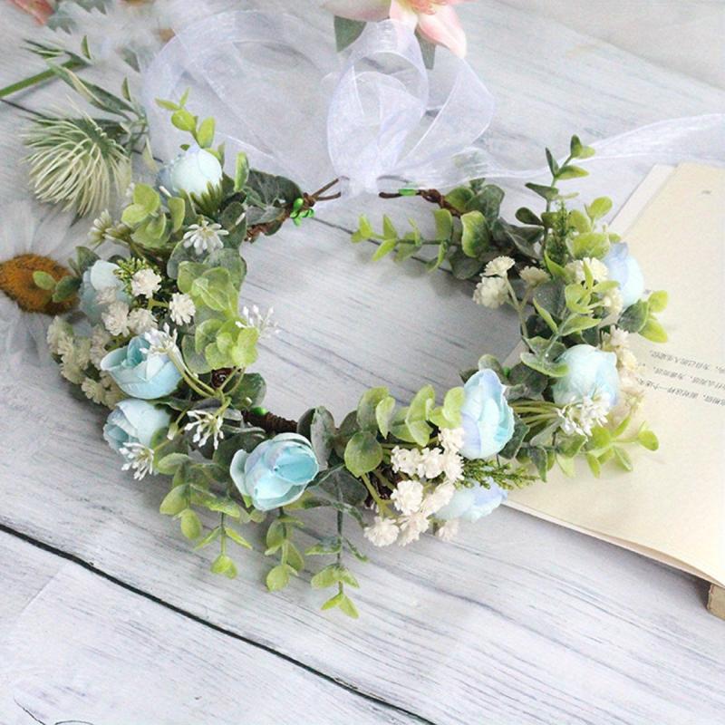 Flower Hair Wreath Garland Crown Headdress Wedding Accessories