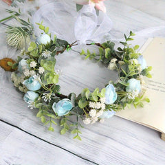 Flower Hair Wreath Garland Crown Headdress Wedding Accessories