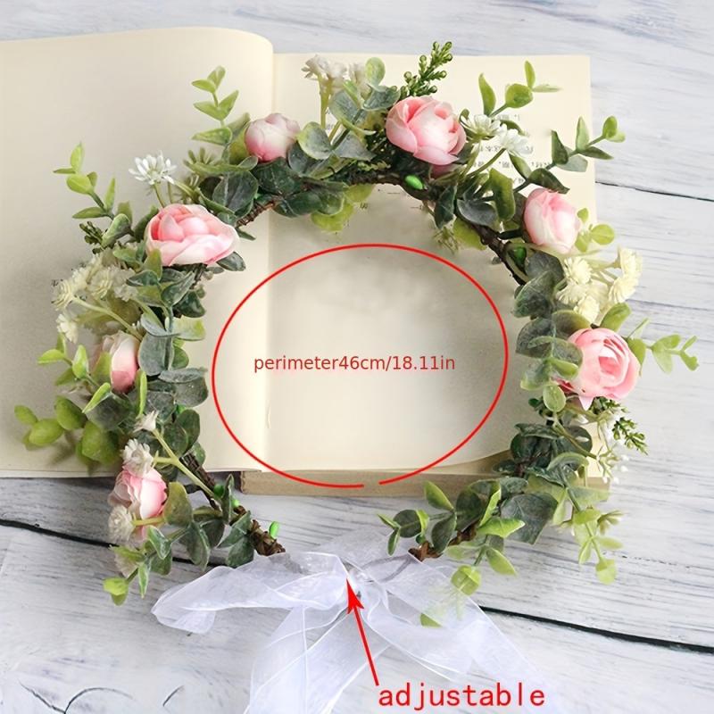 Flower Hair Wreath Garland Crown Headdress Wedding Accessories