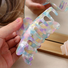 Colorful Shark Claw Hair Claw Clip for Women Girls