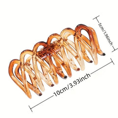 Vintage Matte Hair Claw Ponytail Holder Hair Accessories