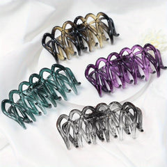 Vintage Matte Hair Claw Ponytail Holder Hair Accessories