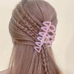 Vintage Matte Hair Claw Ponytail Holder Hair Accessories