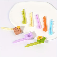 50pcs Jelly Hair Clip Bobby Pin Bangs Clip Hair Accessories
