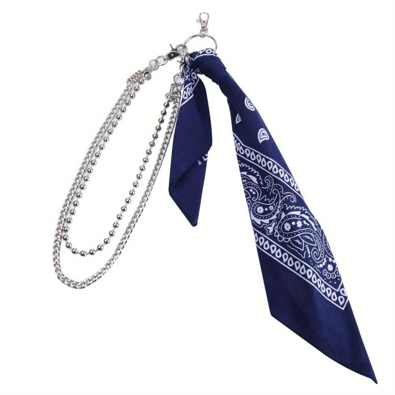 Hipster Layered HipHop Bandana Accessories Keychain
