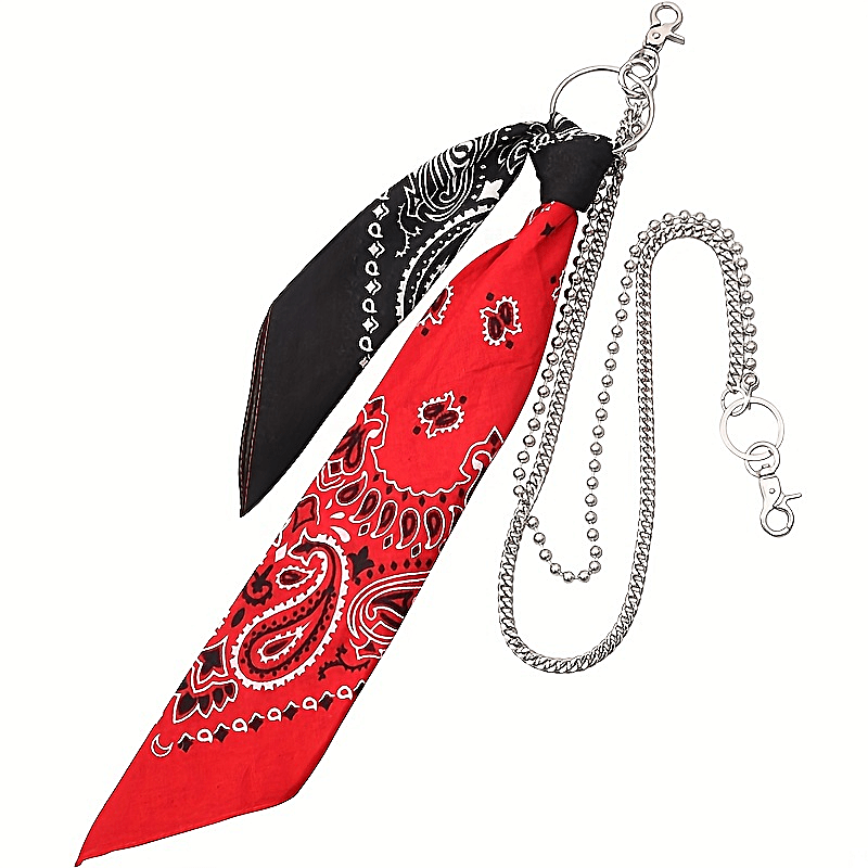 Hipster Layered HipHop Bandana Accessories Keychain