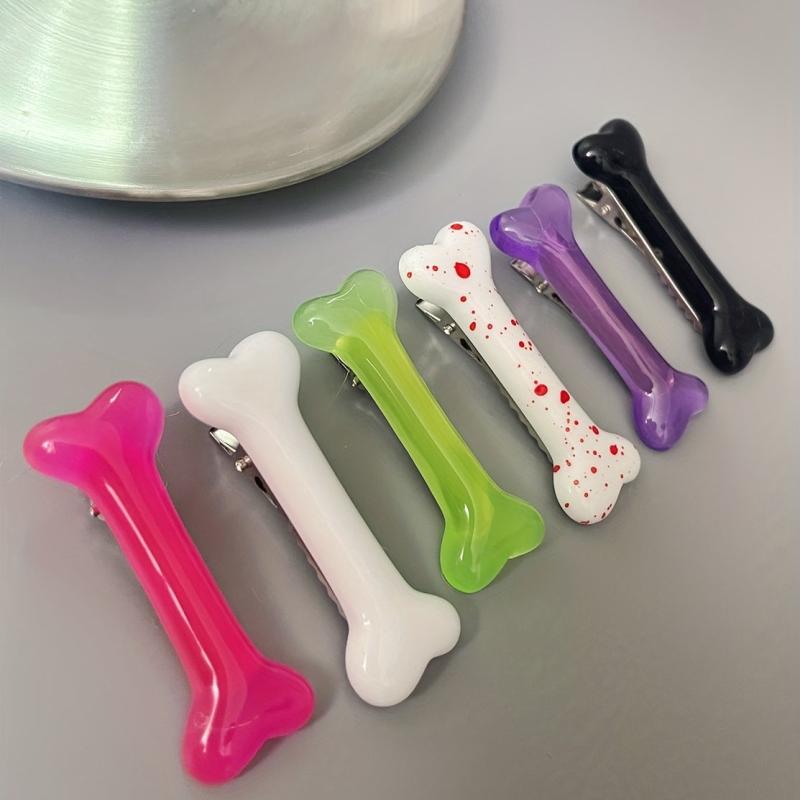 3pcs Bone Shape Hair Clip Sweet Hair Accessories Hair Ornament Side Clip