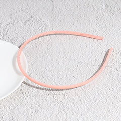 Frosted Toothed Headband Girl's Solid Thin Edge Hair Band