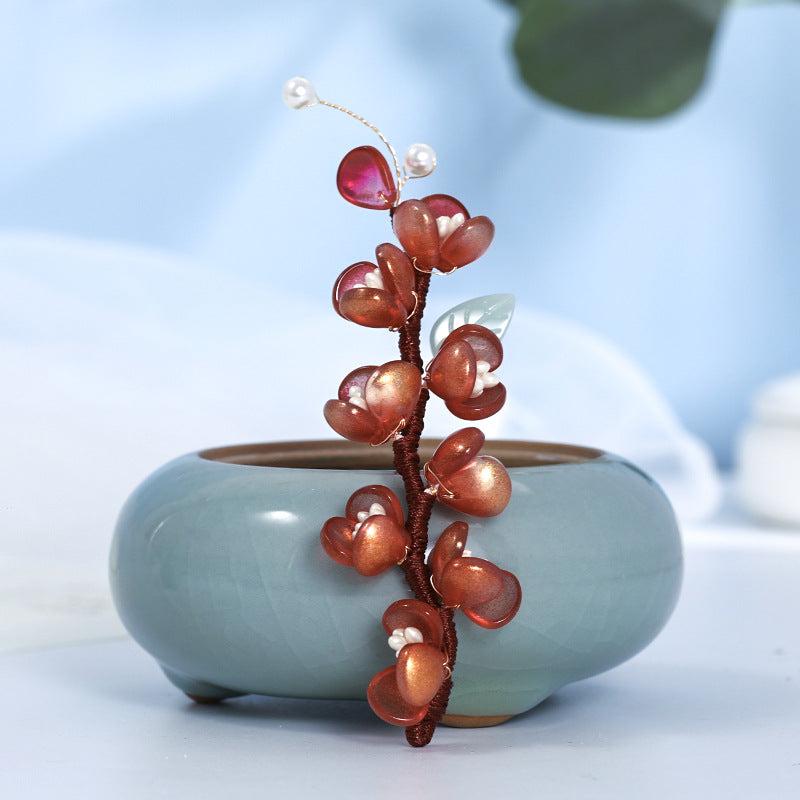 Vintage Flower Hairpin Antique Hairpin Vintage Cheongsam Hair Accessories