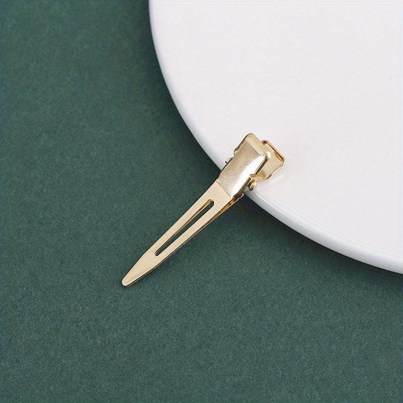 5pcs Women's Hair Clip Metal Duck Billed Bangs Side Clips