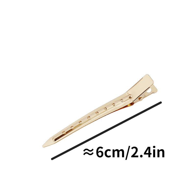 5pcs Women's Hair Clip Metal Duck Billed Bangs Side Clips