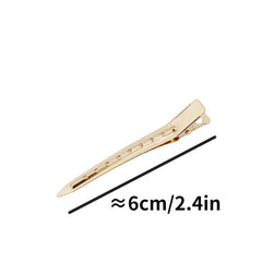 5pcs Women's Hair Clip Metal Duck Billed Bangs Side Clips