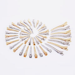 5pcs Women's Hair Clip Metal Duck Billed Bangs Side Clips