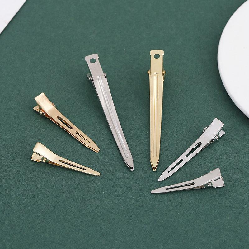 5pcs Women's Hair Clip Metal Duck Billed Bangs Side Clips
