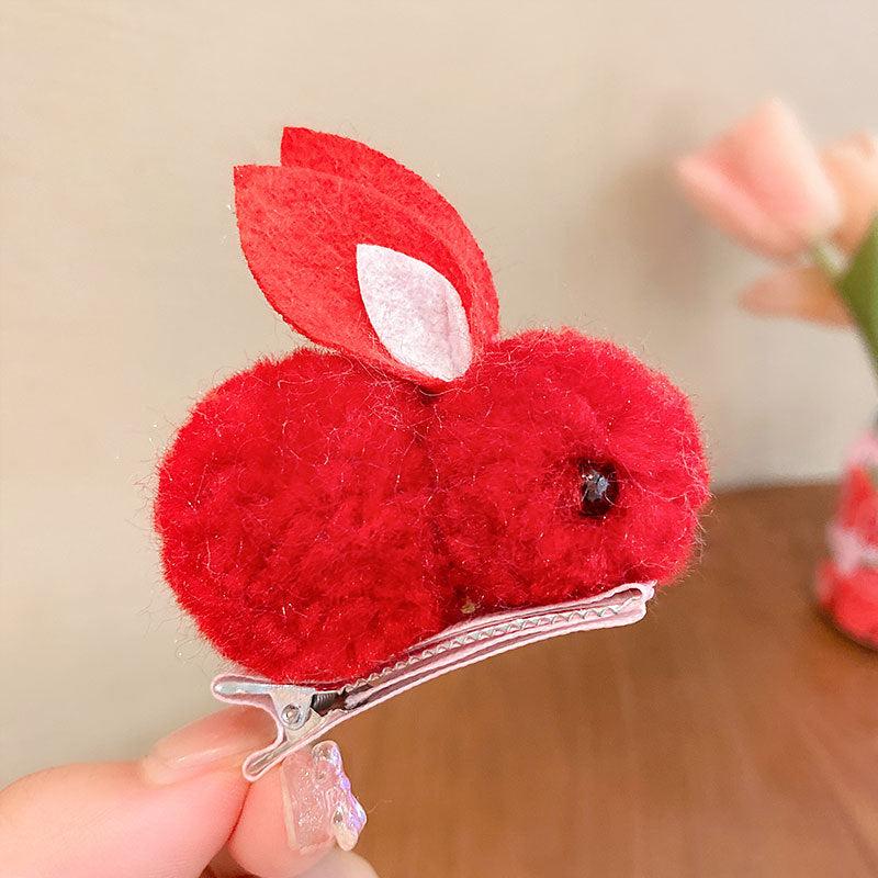 Rabbit Hair Clip for Kids Side Clip Bangs Hair Accessory