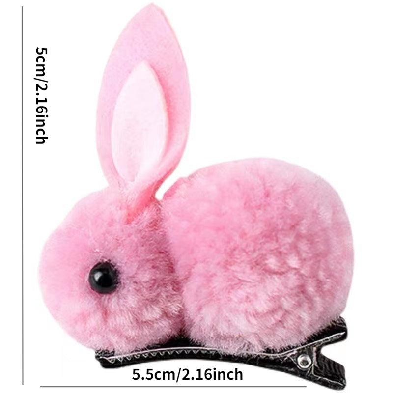 Rabbit Hair Clip for Kids Side Clip Bangs Hair Accessory
